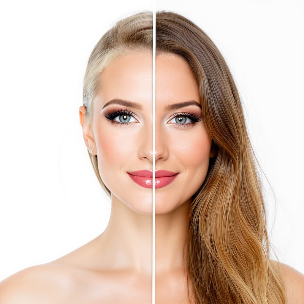 Solution tablette photobooth IA pour salon de coiffure avec intelligence artificielle