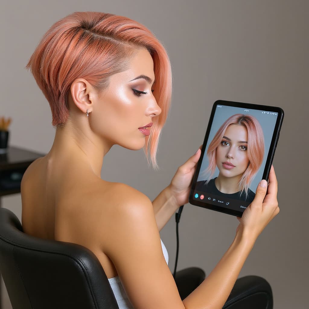 Photobooth IA coiffure - Essayage virtuel avec intelligence artificielle